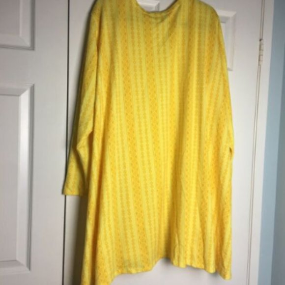 LuLaRoe Caroline Cardigan 3XL Sweater Brt Yellow - Picture 2 of 8